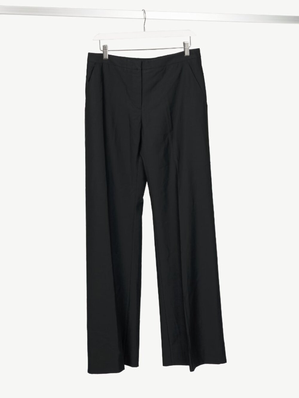 Alexander McQueen R11 Black Wool Bootcut Trousers